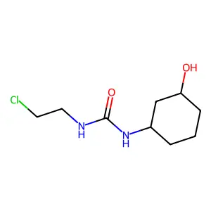 1-(2-chloroethyl)-3-(3-hydroxycyclohexyl)urea structure