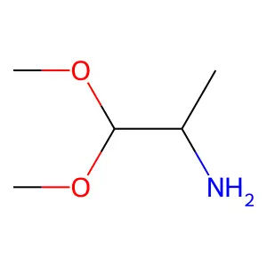 1,1-dimethoxypropan-2-amine structure
