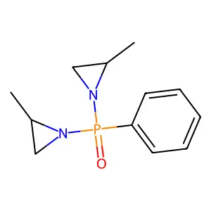Aziridine, 1,1'-(phenylphosphinylidene)bis[2-methyl- structure