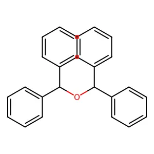 Bis(diphenylmethyl) ether structure