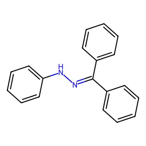 Benzophenone phenylhydrazone structure