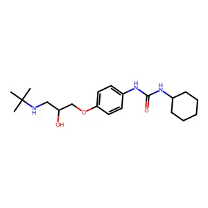 Talinolol structure