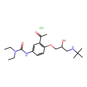 CELIPROLOL HYDROCHLORIDE structure