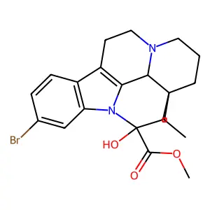 Brovincamine structure