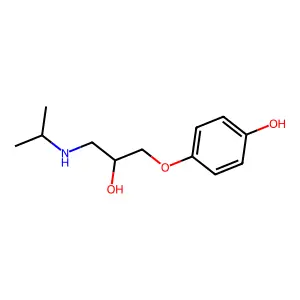 Prenalterol structure