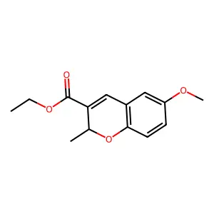 ethyl 6-methoxy-2-methyl-2H-chromene-3-carboxylate structure