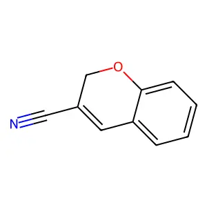 2H-chromene-3-carbonitrile structure