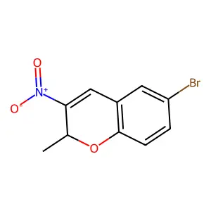 6-Bromo-2-methyl-3-nitro-2H-1-benzopyran structure