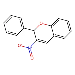 3-Nitro-2-phenyl-2H-1-benzopyran structure