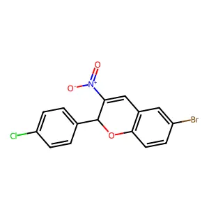 Compound C15H9BrClNO3 structure
