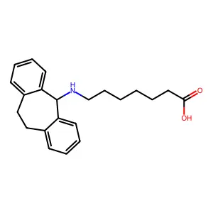 Amineptine structure