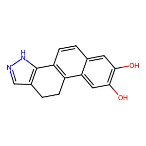 10,11-dihydro-3H-naphtho[1,2-g]indazole-7,8-diol structure