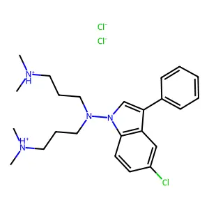 Compound C24H35Cl3N4 structure