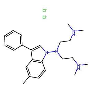 Compound C23H34Cl2N4 structure