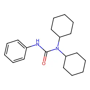 1,1-dicyclohexyl-3-phenylurea structure