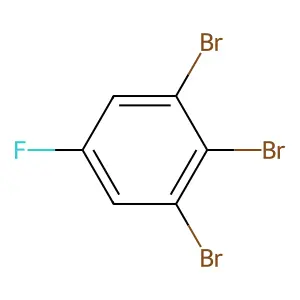 1,2,3-tribromo-5-fluorobenzene structure