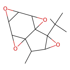 10-tert-butyl-13-methyl-2,5,8,11-tetraoxahexacyclo[7.4.0.01,3.04,6.07,9.010,12]tridecane structure