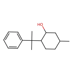 (+)-8-Phenylmenthol structure