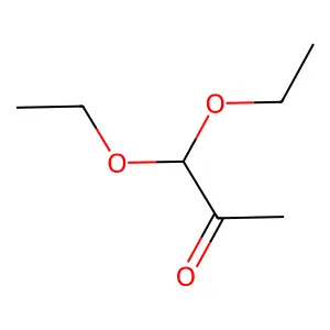 1,1-diethoxypropan-2-one structure