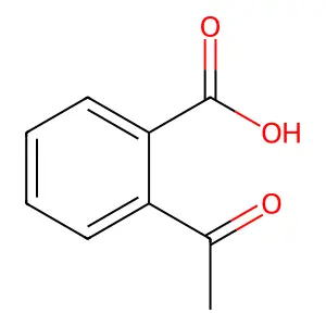Compound C9H8O3 structure