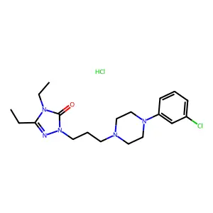 Etoperidone hydrochloride structure
