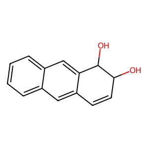 1,2-Dihydro-1,2-anthracenediol structure