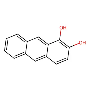 1,2-Anthracenediol structure