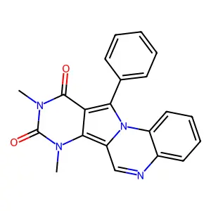 12,14-dimethyl-17-phenyl-1,8,12,14-tetrazatetracyclo[8.7.0.02,7.011,16]heptadeca-2,4,6,8,10,16-hexaene-13,15-dione structure