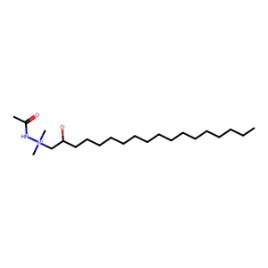 Hydrazinium, 2-acetyl-1,1-dimethyl-1-(2-hydroxyoctadecyl)-, hydroxide, inner salt structure