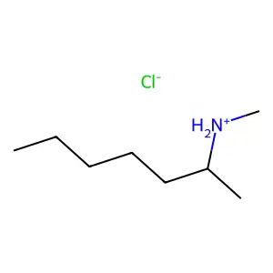 heptan-2-yl(methyl)azanium chloride structure