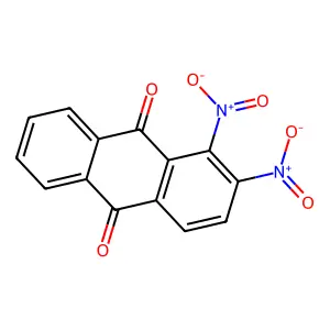 1,2-Dinitro-9,10-anthracenedione structure