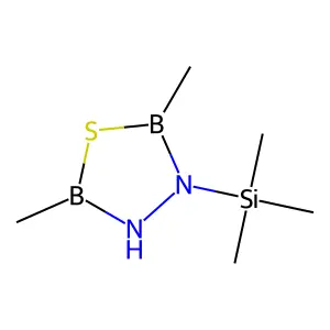 1,3,4,2,5-Thiadiazadiborolidine, 2,5-dimethyl-3-(trimethylsilyl)- structure