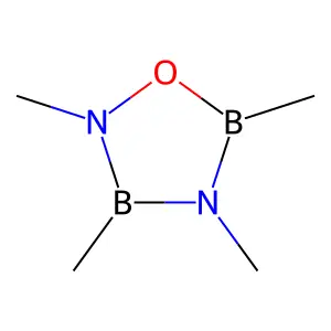 1,2,4,3,5-Oxadiazadiborolidine, 2,3,4,5-tetramethyl- structure