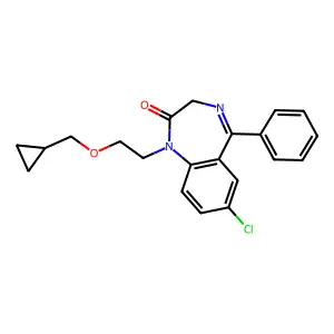 Clazepam structure