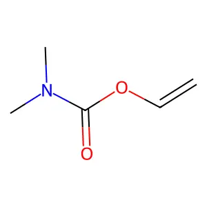 Dimethylcarbamic acid vinyl ester structure