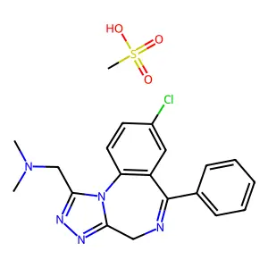 ADINAZOLAM MESYLATE structure