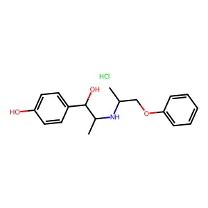 Isoxsuprine hydrochloride structure
