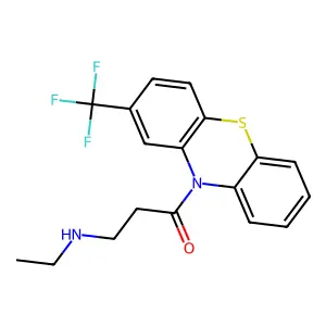 Deethylftoracizin structure