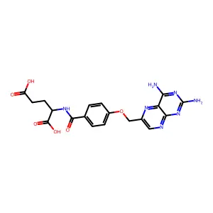 10-Oxaaminopterin structure