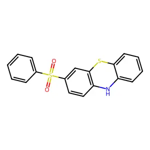 10H-Phenothiazine, 3-(phenylsulfonyl)- structure