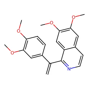 1-[1-(3,4-dimethoxyphenyl)ethenyl]-6,7-dimethoxyisoquinoline structure