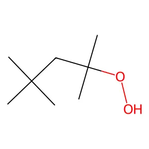 1,1,3,3-Tetramethylbutyl hydroperoxide structure