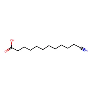 11-Cyanoundecanoic acid structure