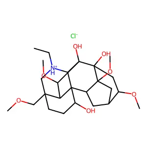 Acomonine hydrochloride structure