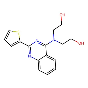 Compound C16H17N3O2S structure