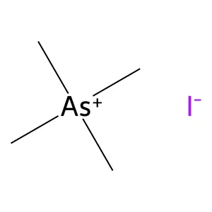 Tetramethylarsonium iodide structure
