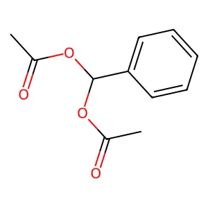 Benzal diacetate structure