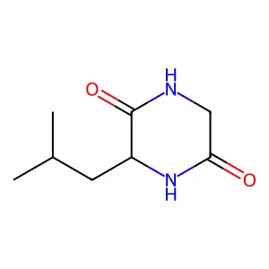 Cyclo(leu-gly) structure