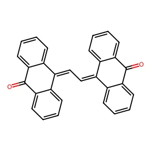 10,10'-(1,2-Ethanediylidene)bisanthracen-9(10H)-one structure