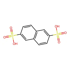 Naphthalene-2,6-disulfonic acid structure